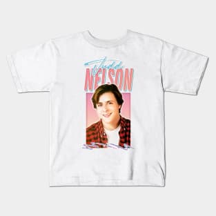 Judd Nelson - Retro Aesthetic Style Fan Art Design Kids T-Shirt